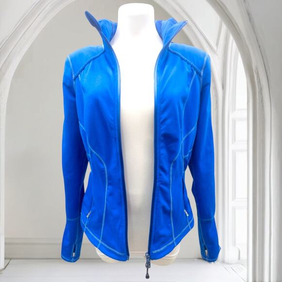Zella Athleisure Activewear Jacket Royal Blue Women's Size Large - Picture 2 of 6